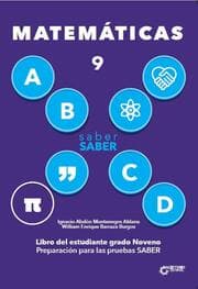 Cover von Saber SABER Matemáticas 9. Libro del estudiante grado noveno