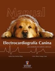 Cover von Manual de electrocardiografía canina para estudiantes de medicina veterinaria
