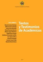 Cover von Textos y testimonios de académicos