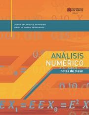 Cover von Análisis numérico