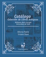 Cover von Catálogo Colección de Libros Antiguos