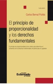 Cover von El principio de proporcionalidad y los derechos fundamentales