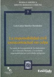 Cover von La responsabilidad civil extracontractual sin culpa