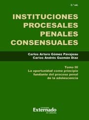 Cover von Instituciones Procesales Consensuales, Tomo III, 3. ed. La oportunidad como principio fundante del proceso penal de las adolescencia.