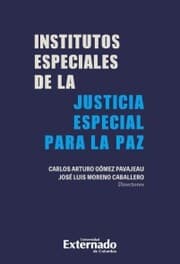 Cover von Institutos especiales de la justicia especial para la PAZ