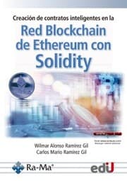 Cover von Creación de contratos inteligentes en la red blockchain de ethereum con solidity