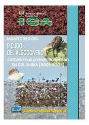 Cover von Monitoreo del picudo algodonero Anthonomus grandis Boheman en Colombia (2001-2005)