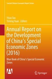Cover von Annual Report on the Development of China's Special Economic Zones (2016)