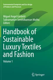 Cover von Handbook of Sustainable Luxury Textiles and Fashion