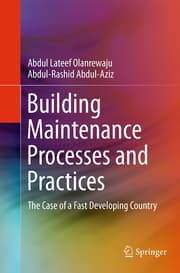 Cover von Building Maintenance Processes and Practices
