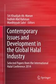 Cover von Contemporary Issues and Development in the Global Halal Industry