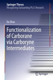 Cover von Functionalization of Carborane via Carboryne Intermediates