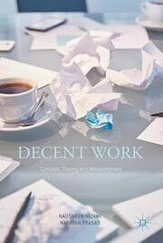 Cover von Decent Work: Concept, Theory and Measurement