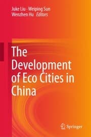 Cover von The Development of Eco Cities in China
