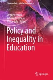 Cover von Policy and Inequality in Education