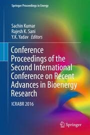 Cover von Conference Proceedings of the Second International Conference on Recent Advances in Bioenergy Research