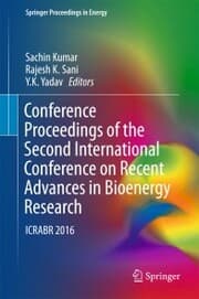 Cover von Conference Proceedings of the Second International Conference on Recent Advances in Bioenergy Research