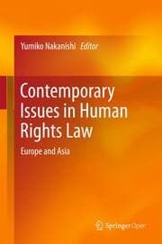 Cover von Contemporary Issues in Human Rights Law