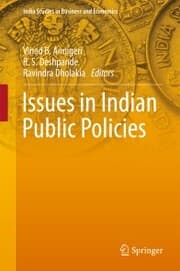 Cover von Issues in Indian Public Policies