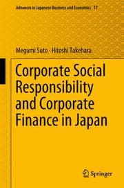 Cover von Corporate Social Responsibility and Corporate Finance in Japan