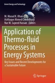 Cover von Application of Thermo-fluid Processes in Energy Systems