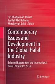 Cover von Contemporary Issues and Development in the Global Halal Industry