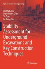 Cover von Stability Assessment for Underground Excavations and Key Construction Techniques