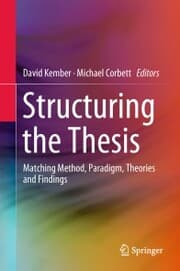 Cover von Structuring the Thesis