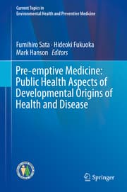 Cover von Pre-emptive Medicine: Public Health Aspects of Developmental Origins of Health and Disease