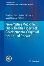 Cover von Pre-emptive Medicine: Public Health Aspects of Developmental Origins of Health and Disease