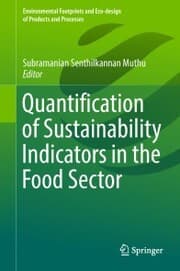 Cover von Quantification of Sustainability Indicators in the Food Sector