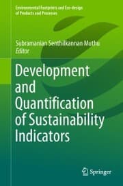 Cover von Development and Quantification of Sustainability Indicators