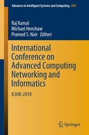 Cover von International Conference on Advanced Computing Networking and Informatics
