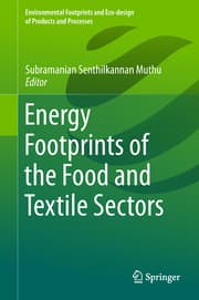 Cover von Energy Footprints of the Food and Textile Sectors
