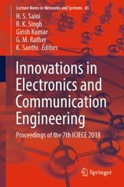 Cover von Innovations in Electronics and Communication Engineering