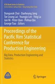 Cover von Proceedings of the Pacific Rim Statistical Conference for Production Engineering