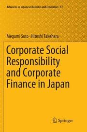 Cover von Corporate Social Responsibility and Corporate Finance in Japan
