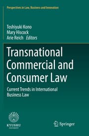 Cover von Transnational Commercial and Consumer Law
