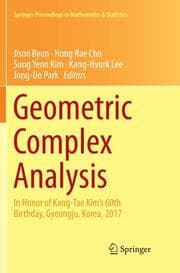 Cover von Geometric Complex Analysis