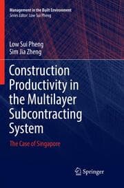 Cover von Construction Productivity in the Multilayer Subcontracting System