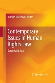 Cover von Contemporary Issues in Human Rights Law