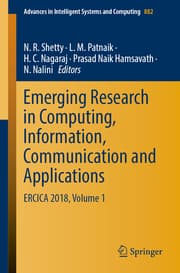 Cover von Emerging Research in Computing, Information, Communication and Applications