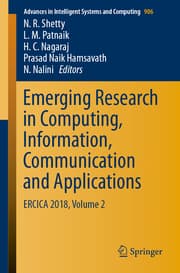 Cover von Emerging Research in Computing, Information, Communication and Applications
