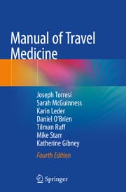 Cover von Manual of Travel Medicine