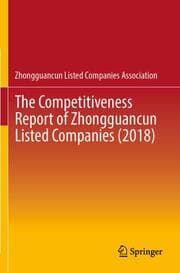 Cover von The Competitiveness Report of Zhongguancun Listed Companies (2018)