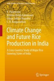 Cover von Climate Change and Future Rice Production in India