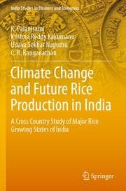 Cover von Climate Change and Future Rice Production in India