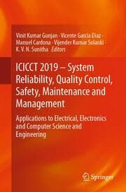 Cover von ICICCT 2019 - System Reliability, Quality Control, Safety, Maintenance and Management