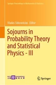 Cover von Sojourns in Probability Theory and Statistical Physics - III