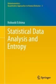 Cover von Statistical Data Analysis and Entropy